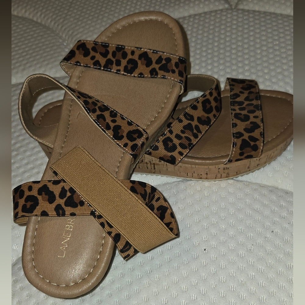 Women's Lane Bryant strappy platform sandal sz 10W